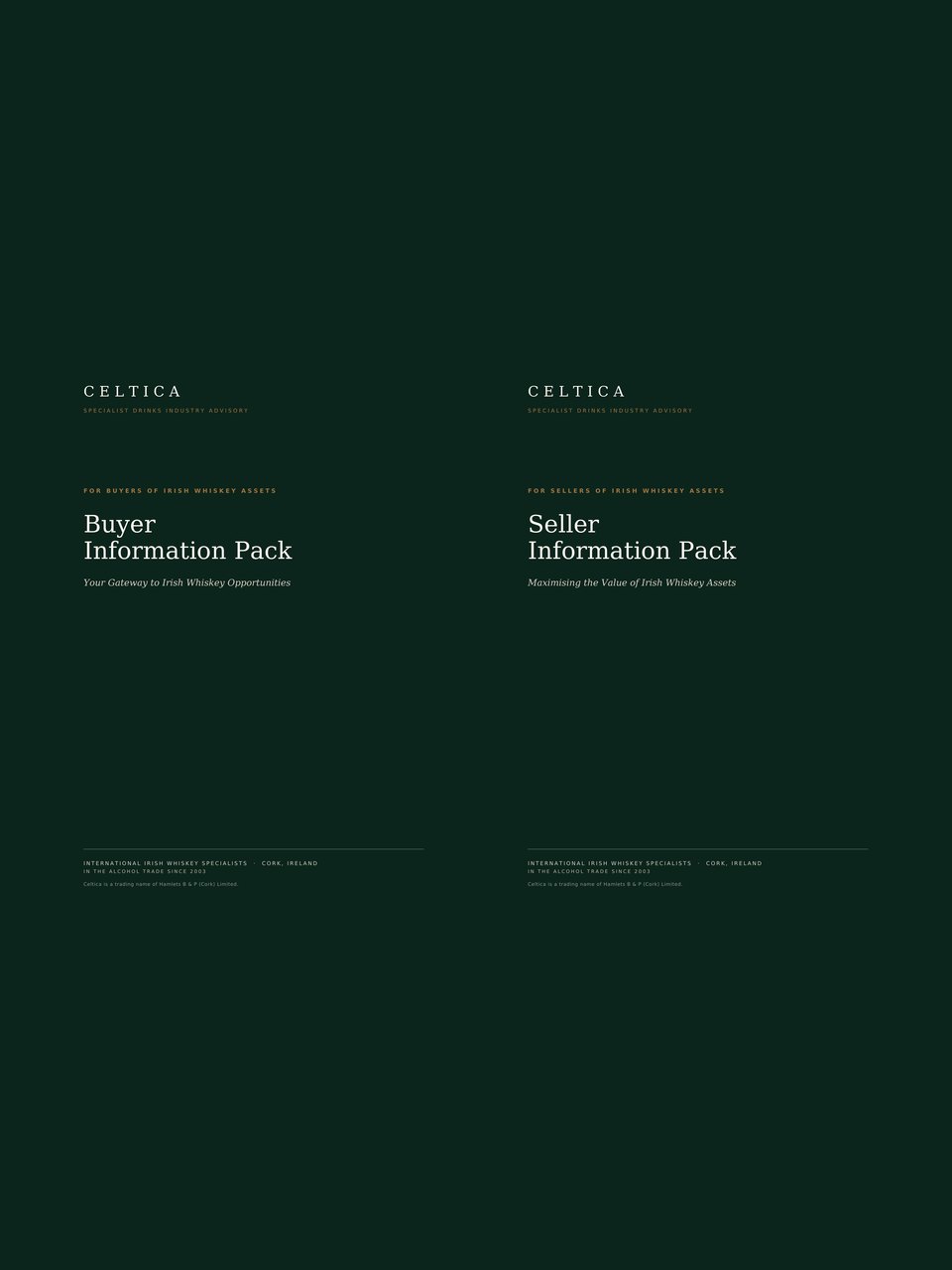 Cover of the Buyer and Seller Information Packs